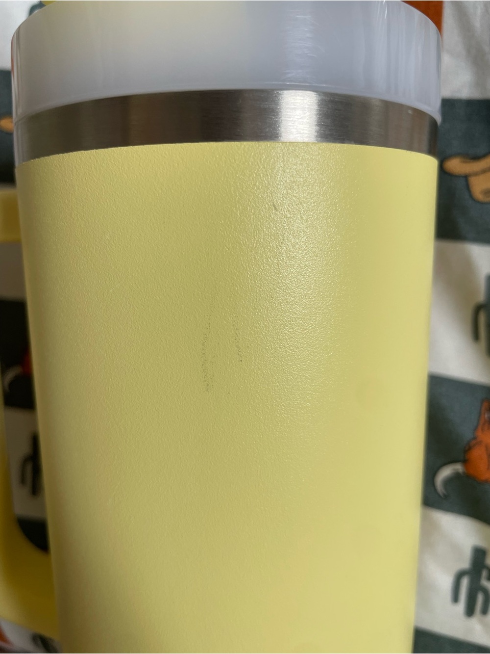 Stanley Yellow 30 oz Insulated Cup with Handle - Picture 3 of 8